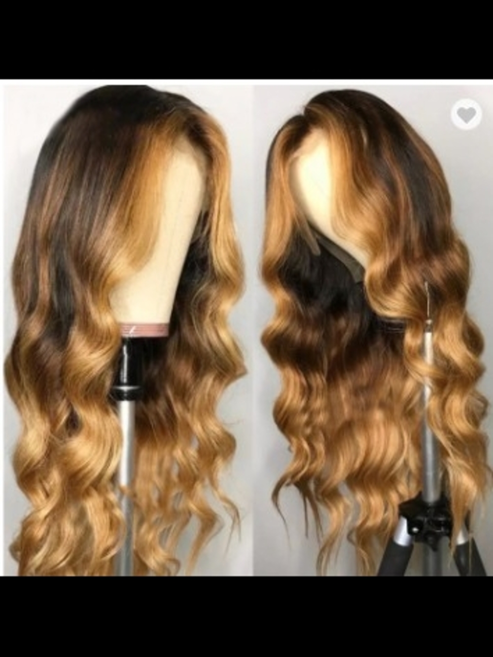 22 Inch, 13x4 Human Hair Hd Lace Front 180% Density Human Hair Highlighted Wig